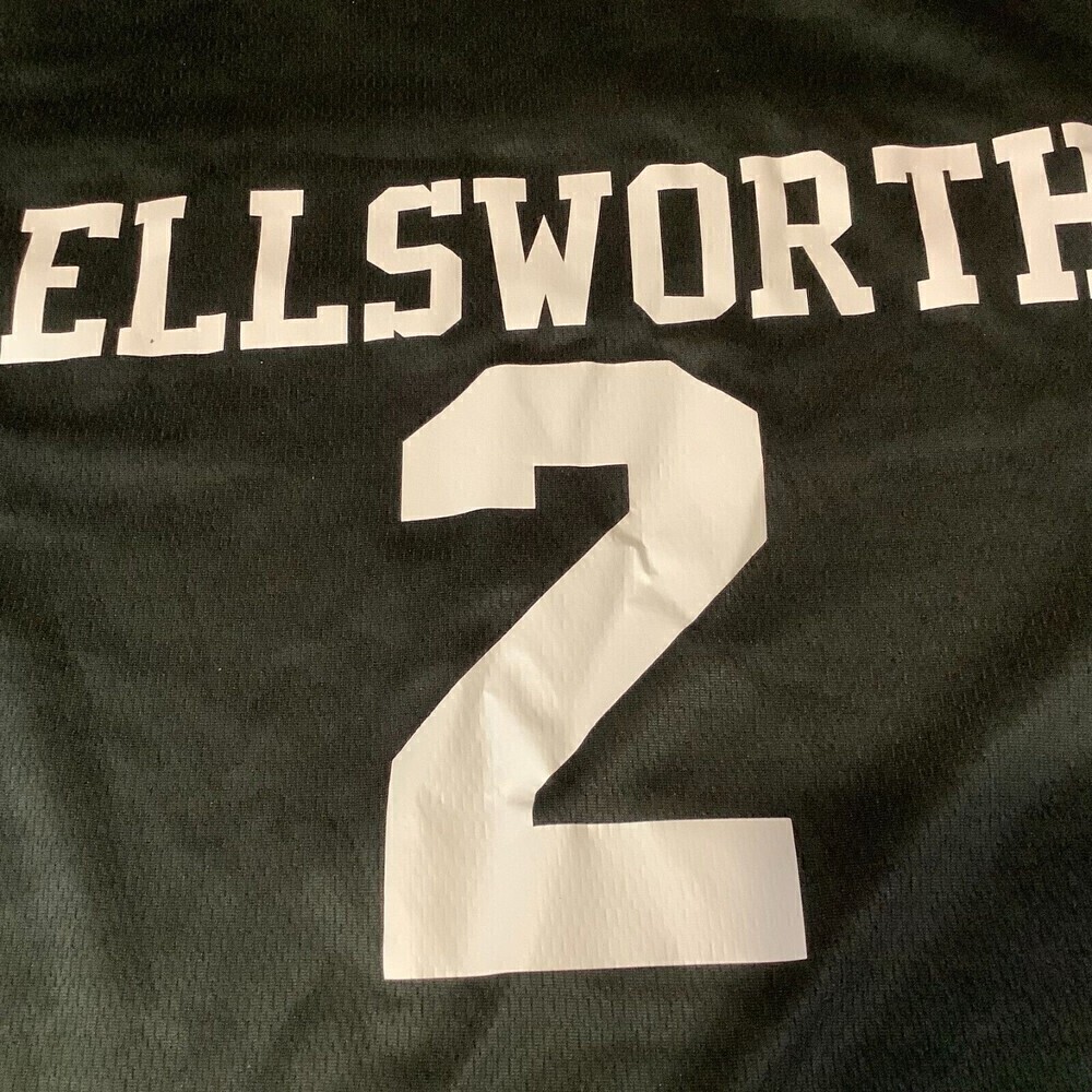 NBA Bucks #2 Ellsworth Jersey Size Large Alleson Athletic Reversible Black/White - Picture 7 of 11
